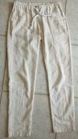 Leinenhose in beige-weiß m. Kordeldurchzug, Gr. S, sehr gut erh. Hessen - Niedernhausen Vorschau