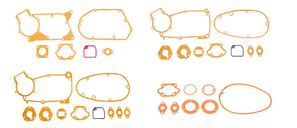 Dichtungssätze Klinger orange Motor passt f. Simson S51 KR51 SR4 in Zwickau