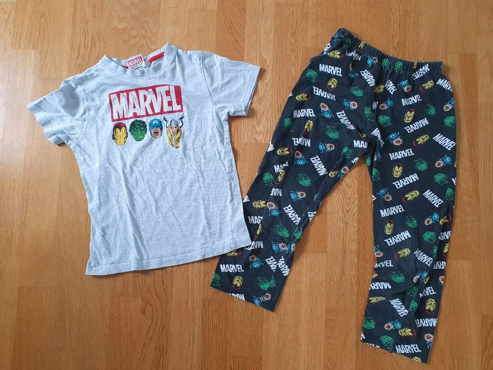 Marvel Schlafanzug Pyjama Gr.134 in Dresden