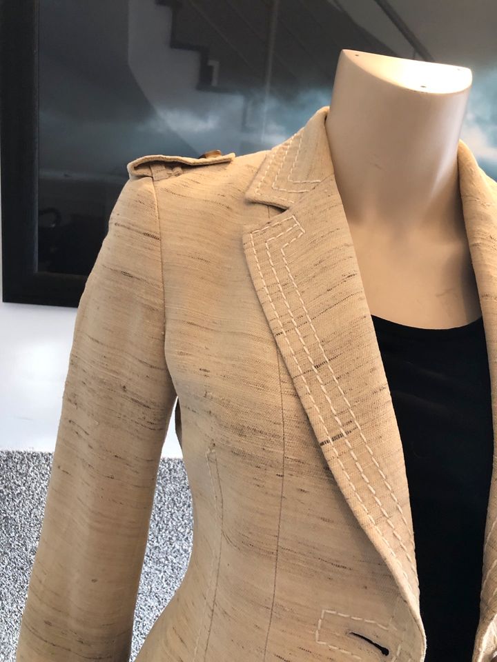 Max Mara Sportmax Kurz Jacket Blazer Hochwertiger 34-36 Feierlich in Gladbeck