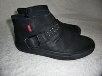 Halbschuhe Levi's mit Reißverschluss seitlich Gr.39 schwarz,Leder München - Bogenhausen Vorschau