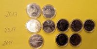 10 x  10 Euro Gedenkmünzen  Deutschland  2x 2013 und 8x 2014 Nordrhein-Westfalen - Borken Vorschau