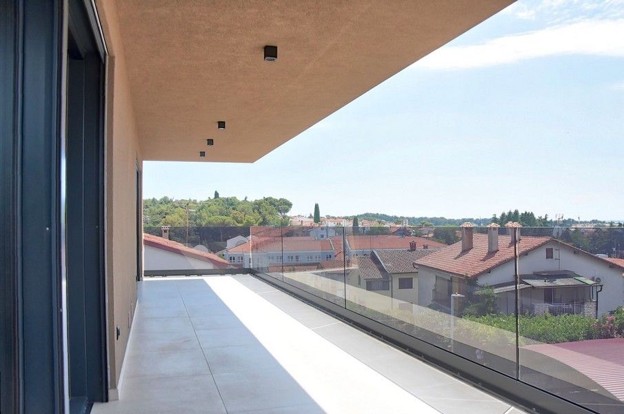 Istrien, Porec: Modernes Penthouse mit Dachterrasse und Panoramablick auf die Stadt und das Meer  - Immobilie A3176 in Rosenheim