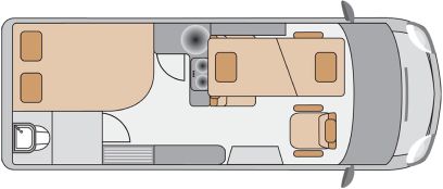 Affinity One mieten, 3 Personen, Himmelfahrt, Luxus Van Autark in Königs Wusterhausen