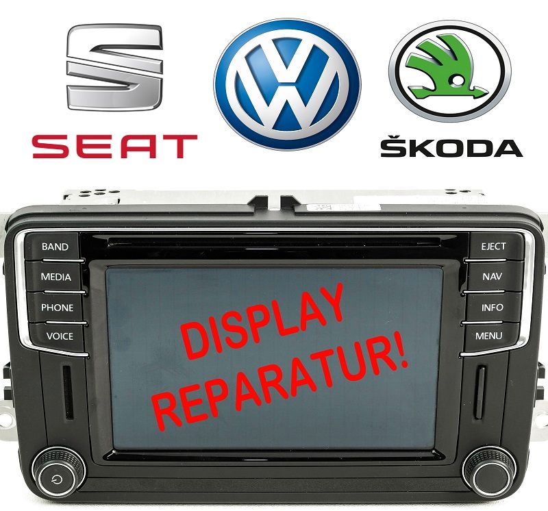 VW Discover Media Reparatur Display Touchscreen Skoda SEAT T6 PQ in Werder (Havel)