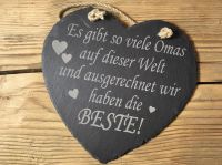 Geschenk Mutter Oma Schiefer Bayern - Leutershausen Vorschau