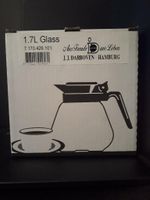 Glas Kaffeekanne 1,7 Liter, neuwertig, original-verpackt Nordrhein-Westfalen - Warburg Vorschau