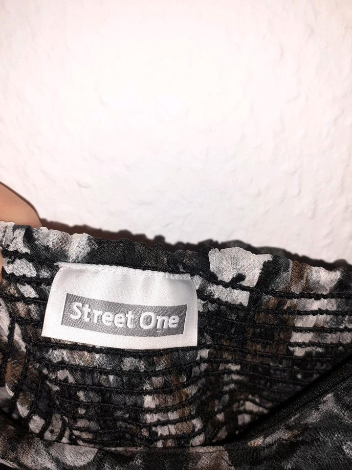 Kleid Street One schwarz grau Gr.40 in Zwoenitz