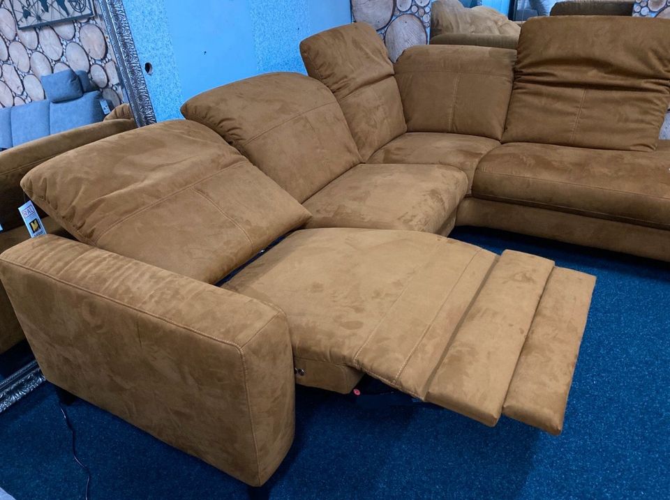 Sofa Couch Ecksofa Relaxsofa 3C Carina Motor Polster UVP 5219€ in Alsfeld