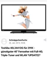 Toshiba 40L3441DG Fernseher 40 Zoll Hessen - Wiesbaden Vorschau