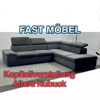 NEU! Ecksofa Alberto Graphit ! Bett ! NUBUCK Kopfverstellung Nordrhein-Westfalen - Löhne Vorschau