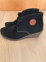Damen Rieker Schuhe schwarz mit Keilabsatz Bayern - Mengkofen Vorschau