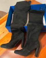 Stuart Weitzman Weitzmann Overknee Stiefel Gr 39 Schwarz Bayern - Fürth Vorschau