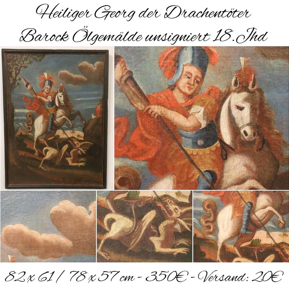 Antike Gemälde Sammlung Ölgemälde Altmeister Bild Porträt Genre in Gommern