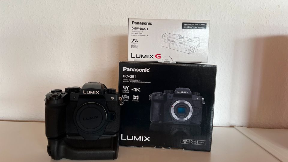 Panasonic Lumix G91 + Lumix 12-60 + Griff DMW-BGG1 in Buxtehude