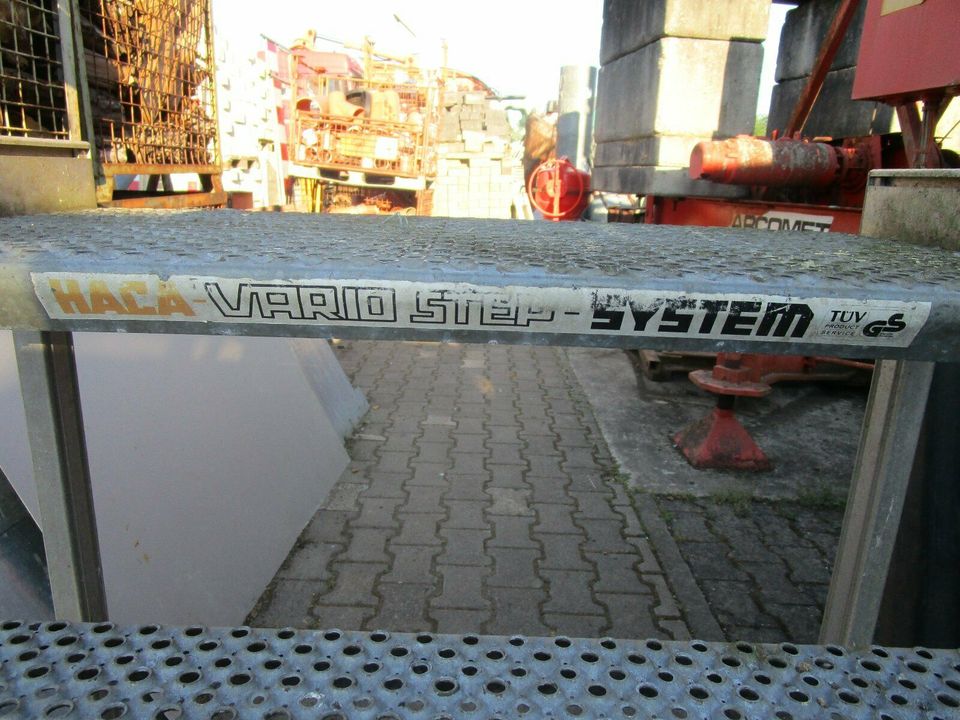 HACA Vario Step System, rollbare Leitertreppe Sicherheitsleiter in Runkel
