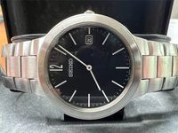 Seiko V739-0A70 Herrenarmbanduhr Faltschließe Hessen - Greifenstein Vorschau