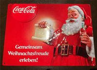 Blechschild Schild Tafel selten Coca-Cola Weihnachsfreude - 13x Bayern - Jengen Vorschau