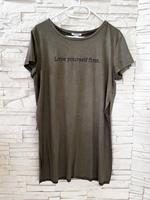 Amisu Khaki Tshirt love yourself First Cutout new Yorker M Leipzig - Kleinzschocher Vorschau