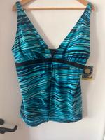 Tankini Oberteil blau gemustert Größe 56 Hannover - Südstadt-Bult Vorschau