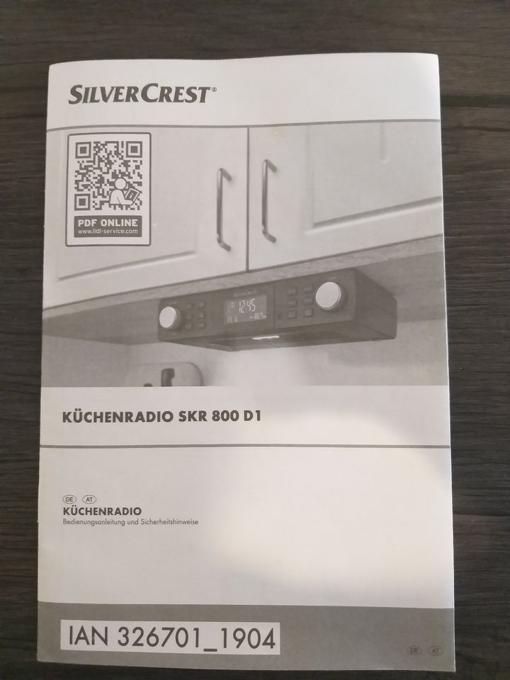 Kücherradio Silvercrest SKR 800 D1 - weiß in Nauheim