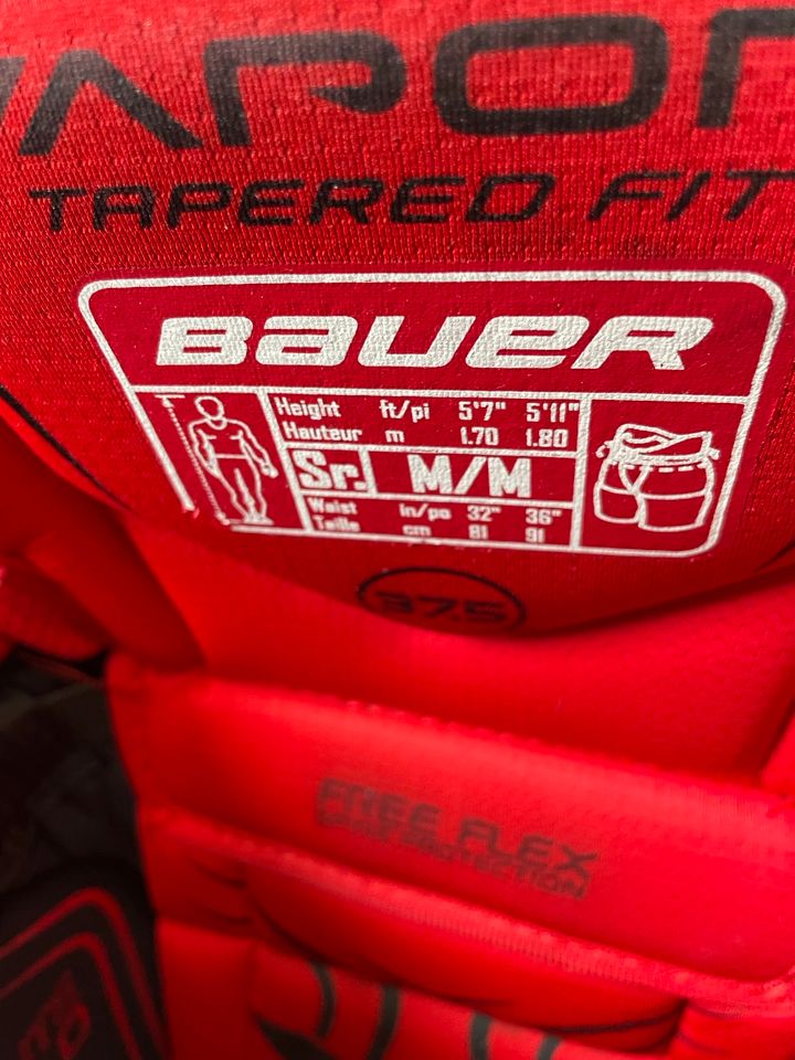 Bauer 1X Lite Eishockey Hose Schwarz M in Lampertheim