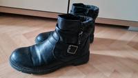 Stiefel/ Stiefeletten Gr. 38 schwarz Sachsen - Krostitz Vorschau