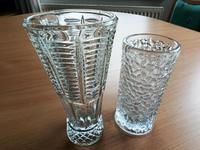 Blumen Vasen 2 Stück aus DDR Zeit, Pressglas transparent, top Thüringen - Rudolstadt Vorschau