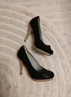 High Heels schwarz Größe 36 Bayern - Karlsfeld Vorschau