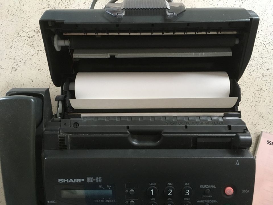 Telefax Sharp UX-85 Thermopapier-Fax incl. AB u. Anleitung in Paderborn