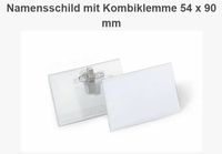 20 Stück Durable Namensschild 8101 Kombiklemme 54x90mm Bayern - Burgthann  Vorschau