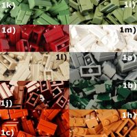 100 x Lego 98283 Mauerstein Grau Tan Grün Rot Braun Beige Tan Nordrhein-Westfalen - Rösrath Vorschau