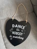 Schild Dance Like Nobody is watching Berlin - Charlottenburg Vorschau