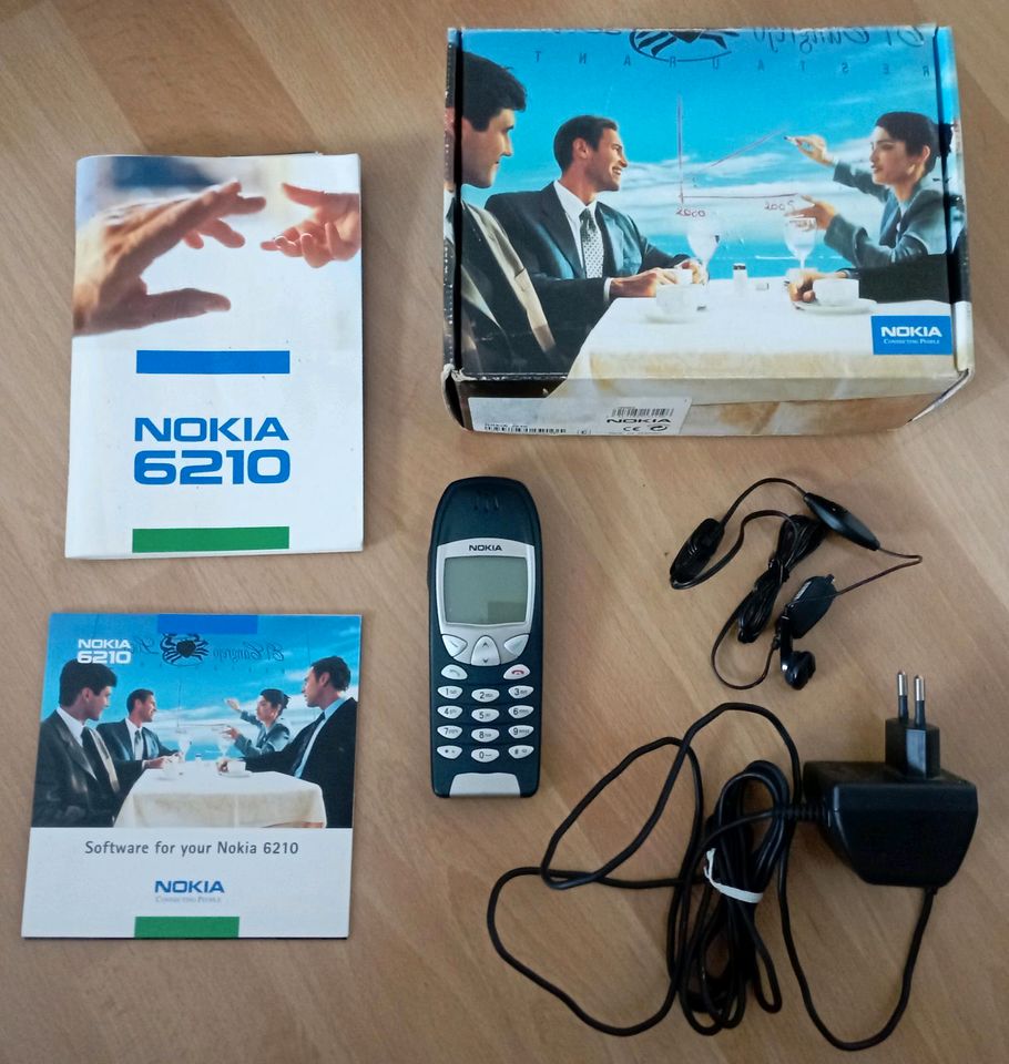 Nokia 6210 OVP CD Ladegerät Akku Bedienungsanleitung in Hanau