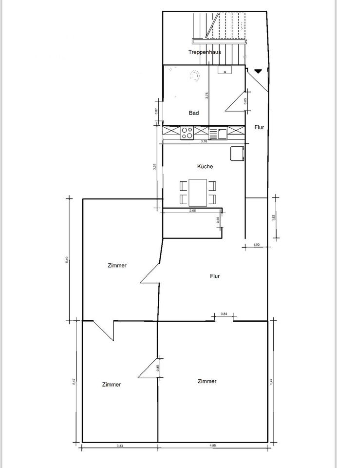 Heilbad Heiligenstadt - Große Wohnung im Zentrum zu vermieten! in Heilbad Heiligenstadt