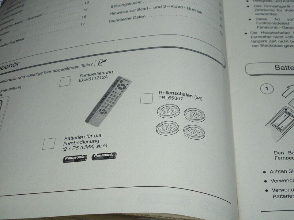PANASONIC ANLEITUNG SCHALTPLAN FÜR RÜCKPROJEKTIONS-TV  TX-42PT12F in München