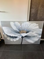 Bild Silber grau Blume 120x80 wie neu Rostock - Lichtenhagen Vorschau