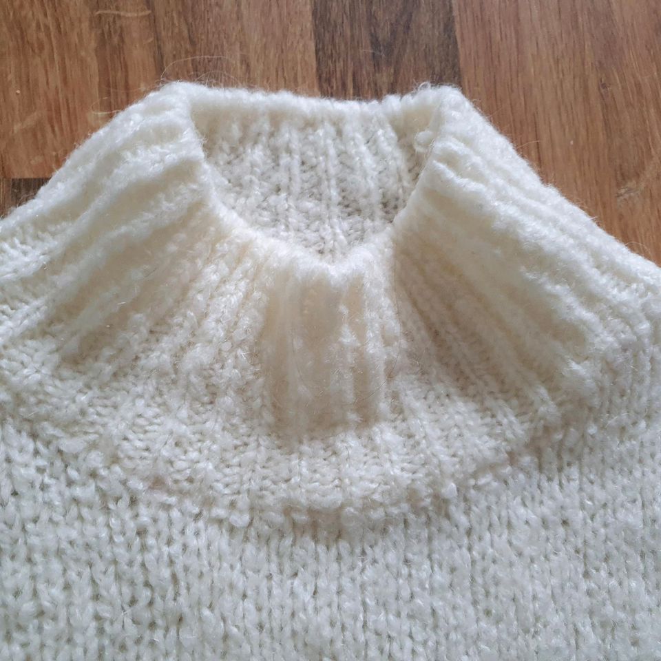 Oversize Longpullover Mohair Wolle Rollkragen  SML Eingeitsgröße in Schwarzenfeld