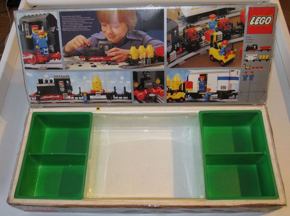 LEGO 12 V Eisenbahn-Sammlung, Sets 7730 + 7810 + Schienenanlage in Polling