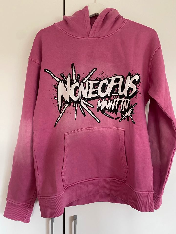 Noneofus (NOFS) Washed Pink Manhattan Hoodie M | Neu in Bretzenheim