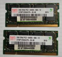 hynix 4 GB (2+2) 2Rx8 PC2-6400S-666-12 Laptop RAM Duisburg - Rheinhausen Vorschau