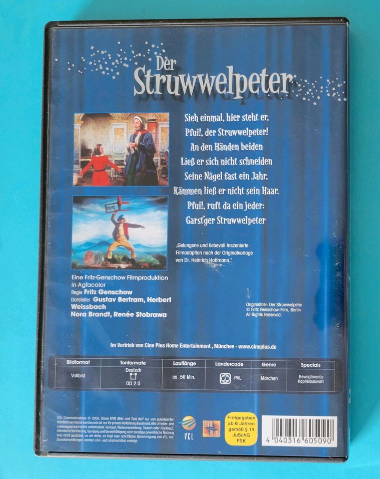 Der Struwwelpeter ☆ DVD ☆ Märchenfilm ☆ 1954 ☆ Film Struwelpeter in Rheda-Wiedenbrück