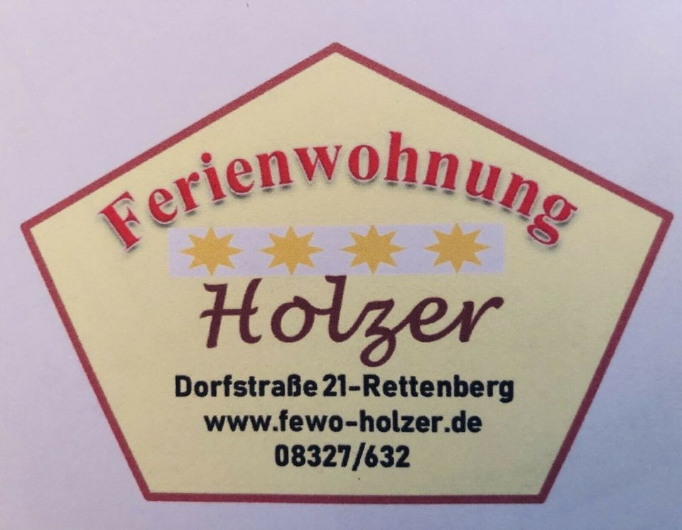 4-STERNE - FERIENWOHNUNG      Zu vermieten! in Rettenberg