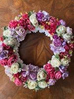 Blumenkranz aus Textilblumen Bayern - Ainring Vorschau