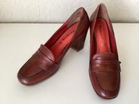 Tamaris Pumps,Blockabsatz,Größe 39,Rostbraun, Vintage Look Berlin - Treptow Vorschau