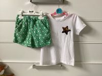 Frottee Short Mini Boden Blumen ❤️ T- Shirt Pailletten Stern Baden-Württemberg - Waldkirch Vorschau