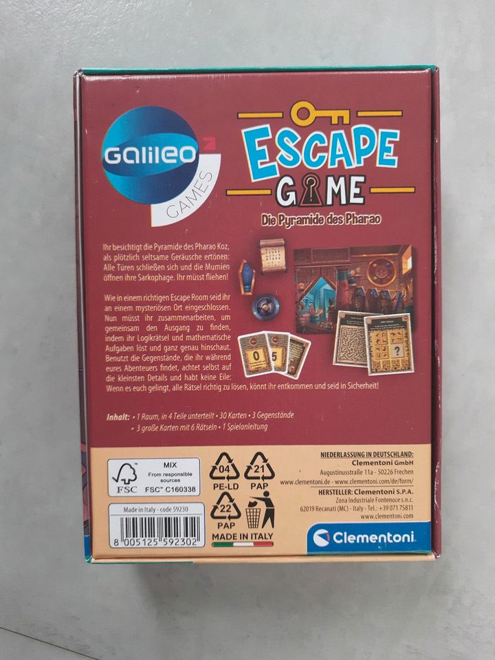 Escape Spiel die Pyramide des Pharao in Rühen