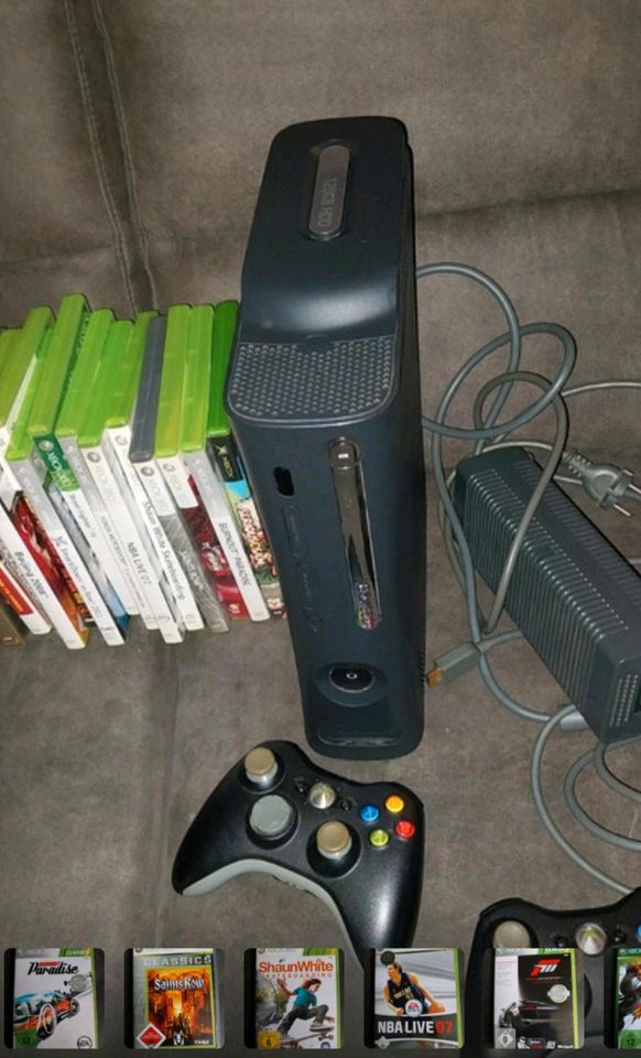 Gebrauchte X-box 360 Festplatte 120 Gb + Spielesammlung in Bruchsal