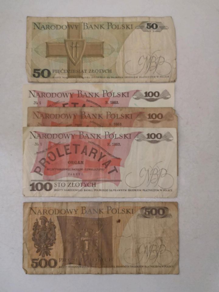 Banknoten aus Polen in Weiterstadt