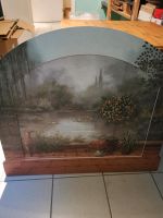 Großes Holzbild Toskana Bild mit Rahmen Wanddeko Bayern - Schöngeising Vorschau